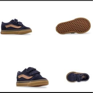 Toddler Old Skool V Suede Sky Captain/Gum